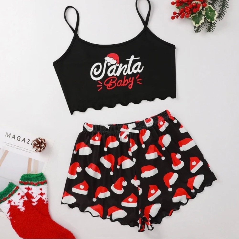 Santa baby pj set